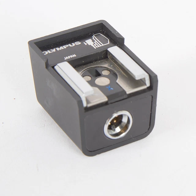 CONNETTORE AUTOMATICO ORIGINALE Olympus OM TTL tipo 4 per flash e cavo