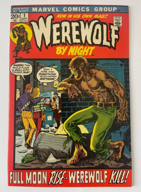 Werewolf By Night 1 Marvel Comics 1972 1st Ongoing Solo Title Bronze Age Horror