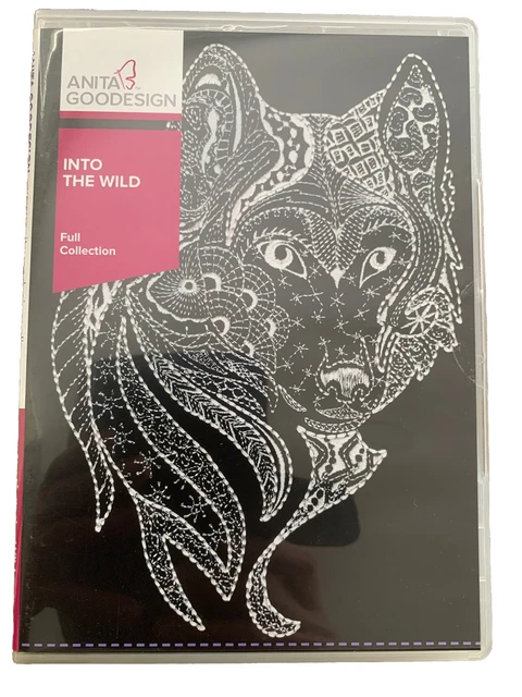 Patrón de bordado de máquina de diseño Anita - Into The Wild - Animals Wolf