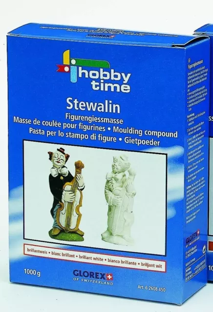 Stewalin weiss 1kg - Figurengiessmasse zum Giessen