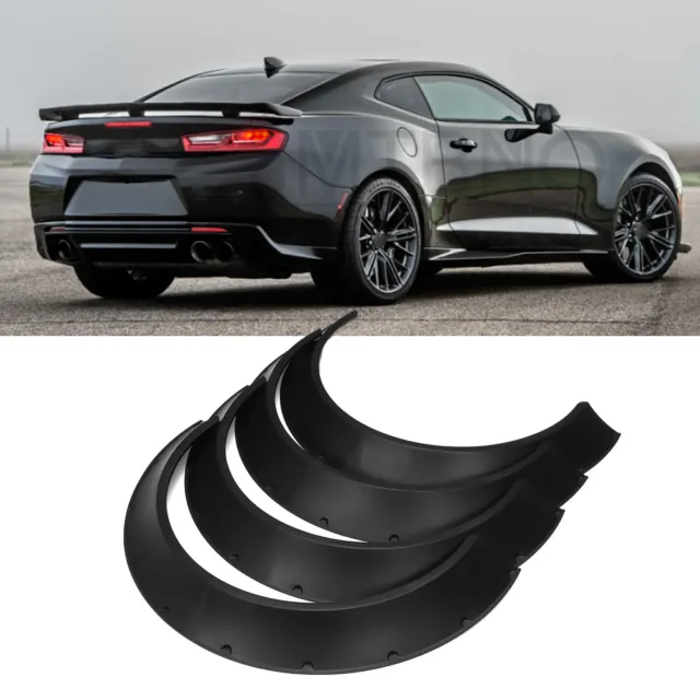 For Chevy Camaro Flexible Fender Flares Wheel Arch Extra Wide Body Kit 4.5" 4PCS