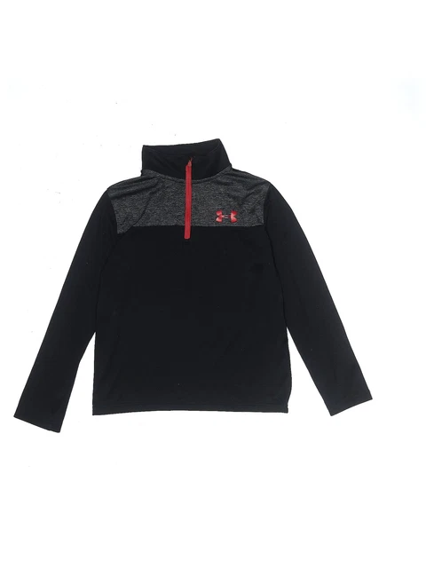 Under Armour Boys Black Track Jacket S Youth