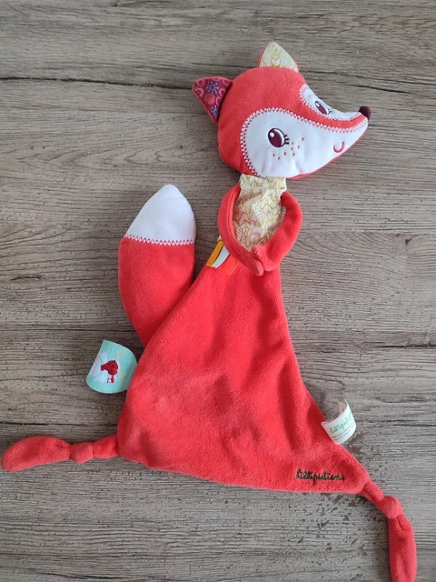 LES LILLIPUTIENS DOUDOU RENARD ALICE LA RENARDE ORANGE 50CM tbe