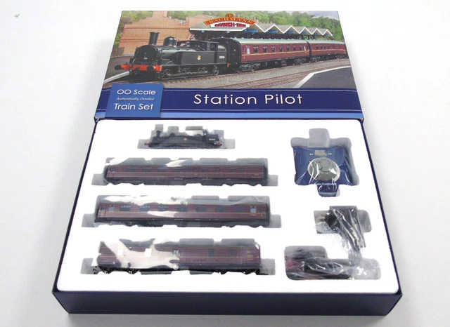 BACHMANN 00 GAUGE Station Pilot Model Train Set Era 4/5 New Boxed 1:76 ...