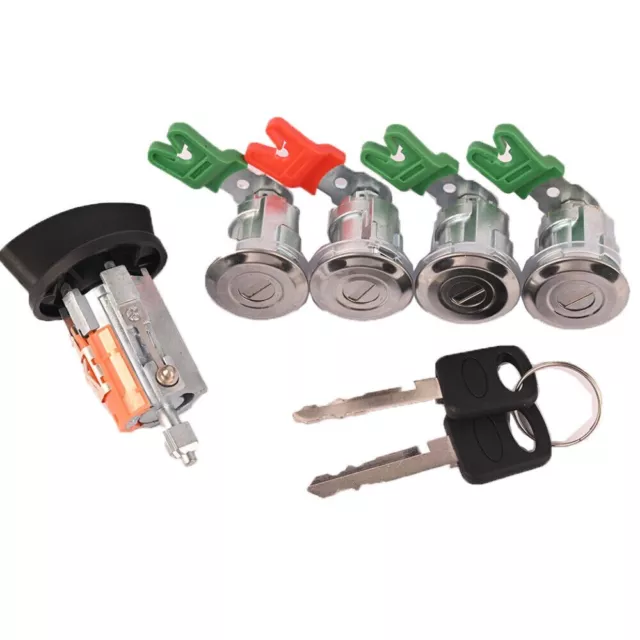Ignition Cylinder & 4 Door Lock Set 703369 For Ford Econoline Van E150 E250 E350