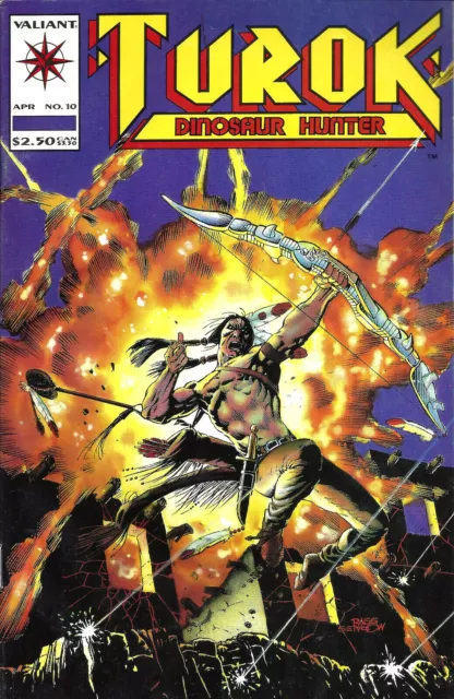 Comics Turok: Dinosaur Hunter vol. 1 no 10 Last of the Kiowa