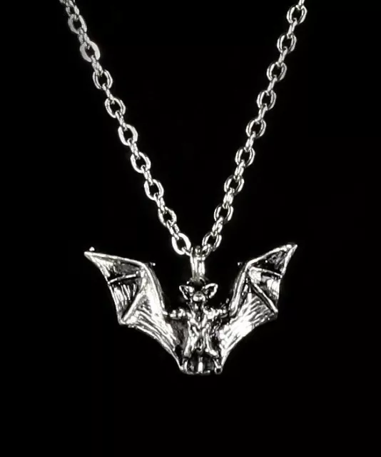 Vampyr - Alchemy Gothic Halskette - Fantasy Vampir Fledermaus Anhänger