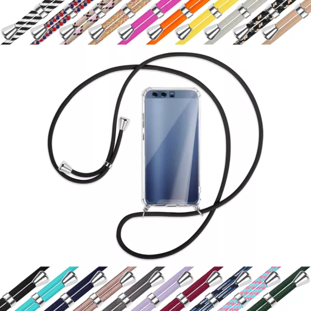 Collier (A) pour Huawei P10 Coque avec cordon Bandoulière Etui