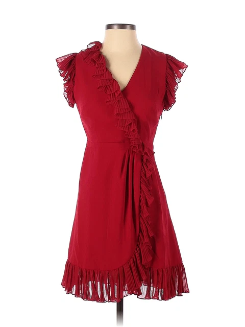 Jill Jill Stuart Women Red Cocktail Dress 2