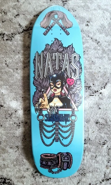 Strangelove Natas Skateboard Deck 10.0 New Blue Sean Cliver SMA 101 Supreme
