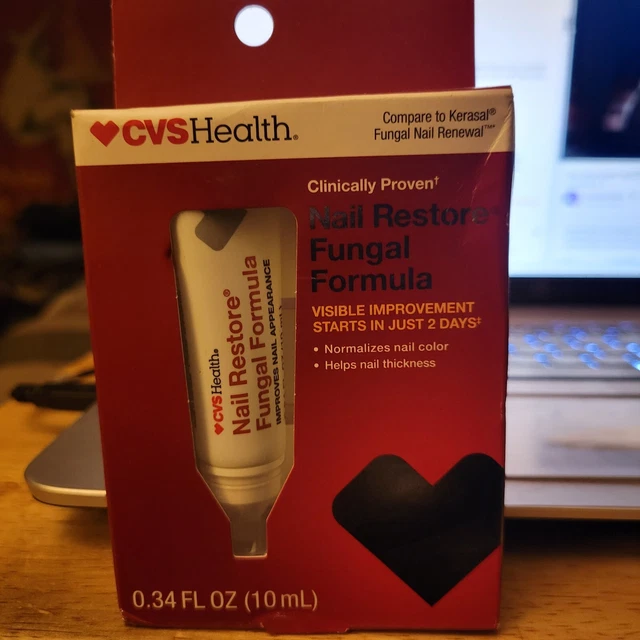 Totalmente Nuevo CVS Health Uñas Restauration Fórmula Fúngica 0.34 FL. OZ. (1 tubo)