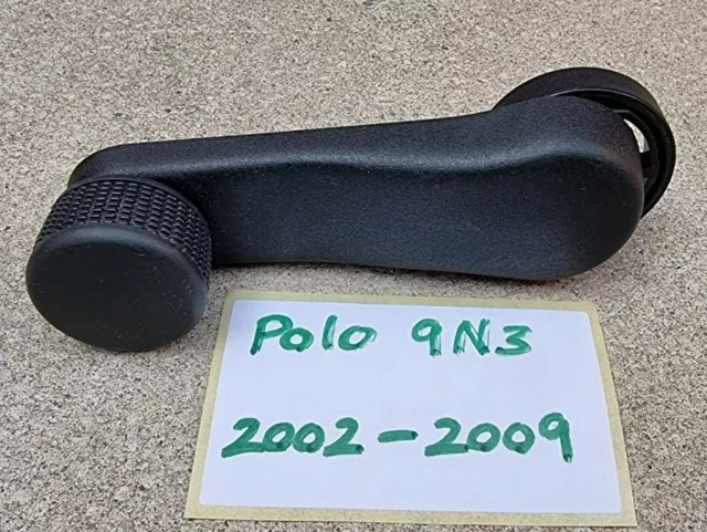 Vw Polo 9N3 Inner Door Manual Window Glass Winder Crank Handle 6Q0837581A 2001