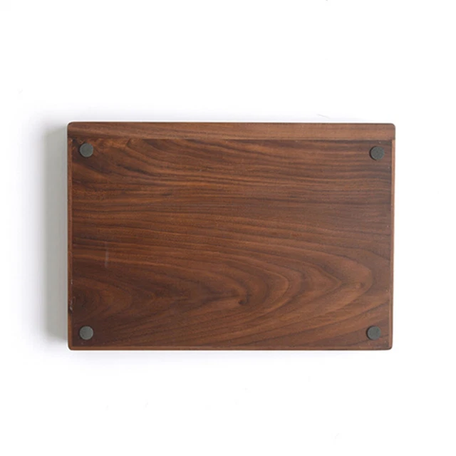 Black Walnut Estilo Occidental Cajones Tipo Cubiertos Caja de Almacenamiento Escritorio