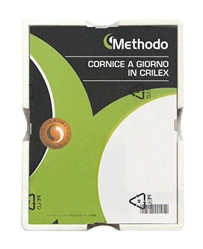 Methodo K900101 cadre photos Blanc, Transparent Cadre pour une seule photo