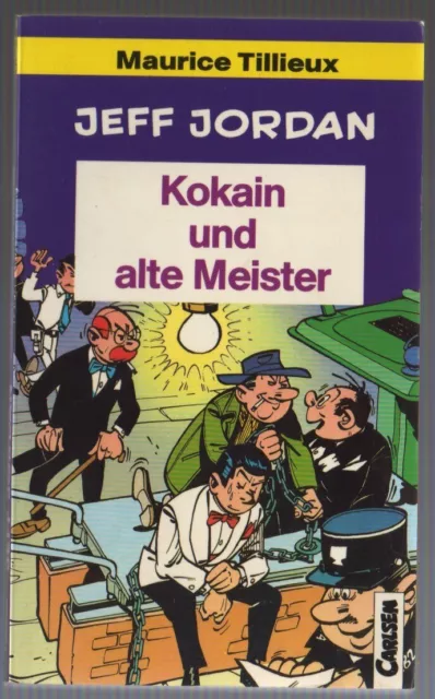 JEFF JORDAN -Kokain alte Meister;CARLSEN POCKET Taschenbuch 25 /Harro und Platte