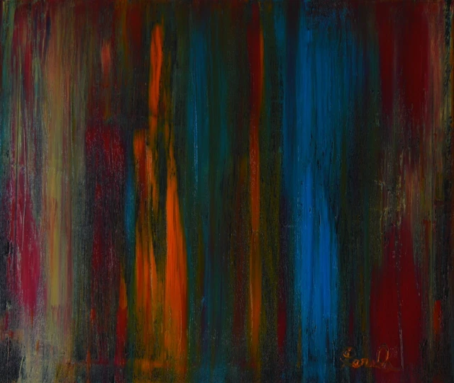 Cericola Olio Su Tela Cm  60X70  Opera Straordinaria  Astratta