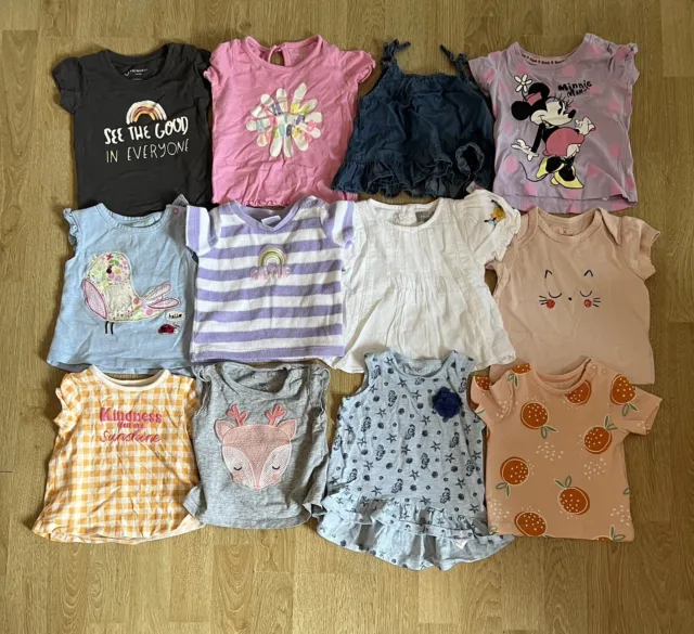 Enorme pacchetto di vestiti per bambine età 3/6 mesi 100+ articoli 2