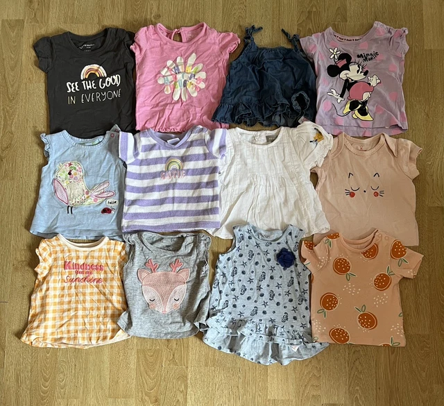Enorme pacchetto di vestiti per bambine età 3/6 mesi 100+ articoli 2