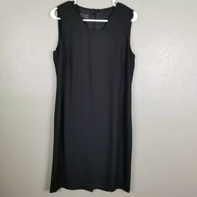 Spenser Jeremy Women's Career Work Sleeveless Black Sheath Dress Sz12