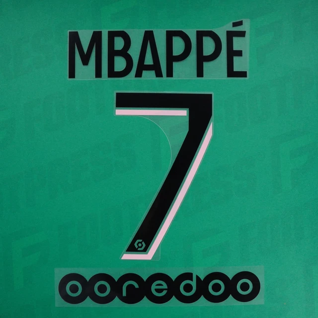 FLOCAGE MBAPPE # 7 2023-2024 Third Nameset. EUR 13,99 - FR