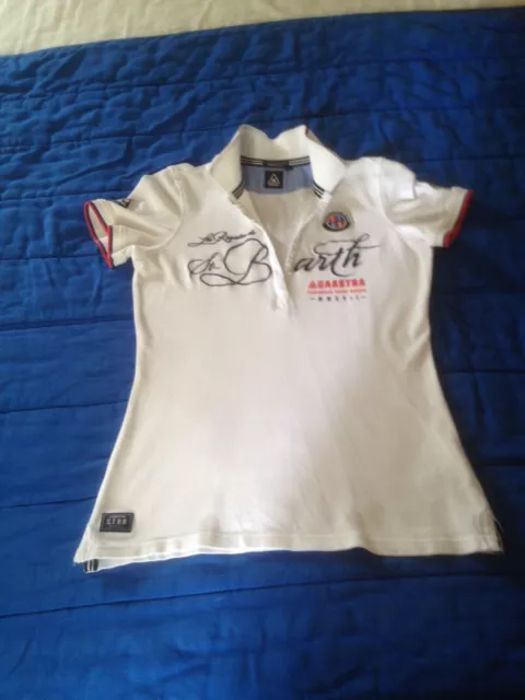 TRES BEAU POLO Gaastra Les R gates de St Barth. Blanc taille S EUR