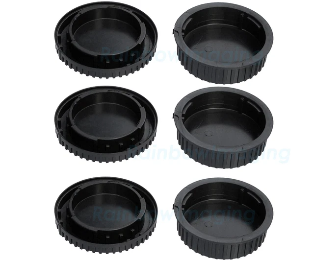(3 Pcs) Rear Lens Covers Camera Body Caps Nikon DSLR D5 D4S D4 Df D850 D810