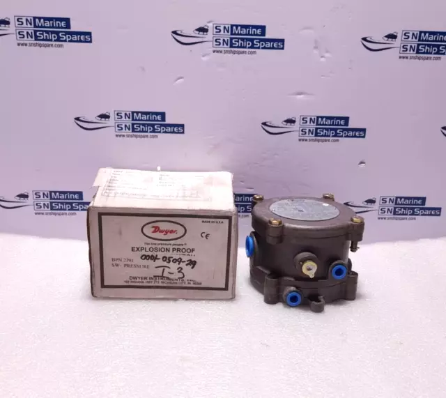 Dwyer 195000-2F Pressure Switch 1950002F NOV 1050929 Max Press 45 In WC 11 kPa