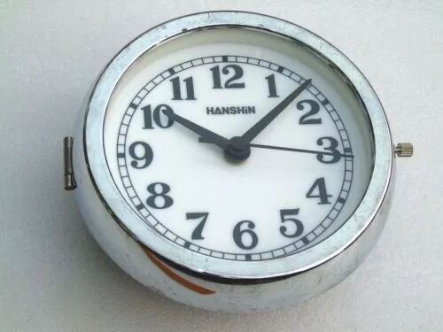 Vintage Hanshin Elektronik Schiff Marine Sklave Uhr Mit Zentrum Sekunden