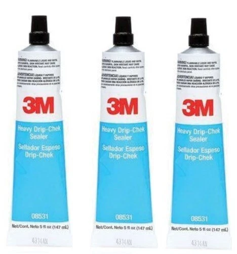 Sellador de verificación de goteo pesado 3M, tubo de 5 oz (3 tubos) 08531