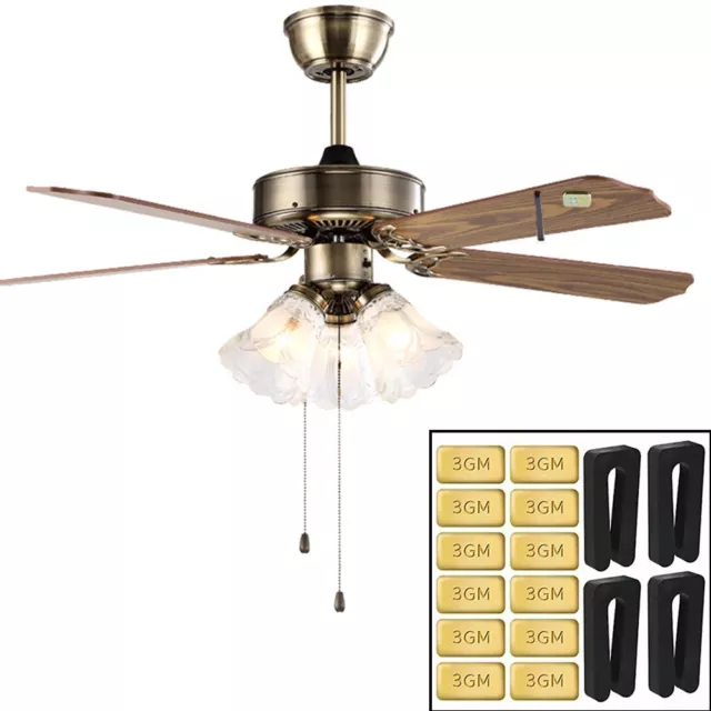 4 ensembles de kits d'équilibrage de ventilateur améliorent la stabilité et p