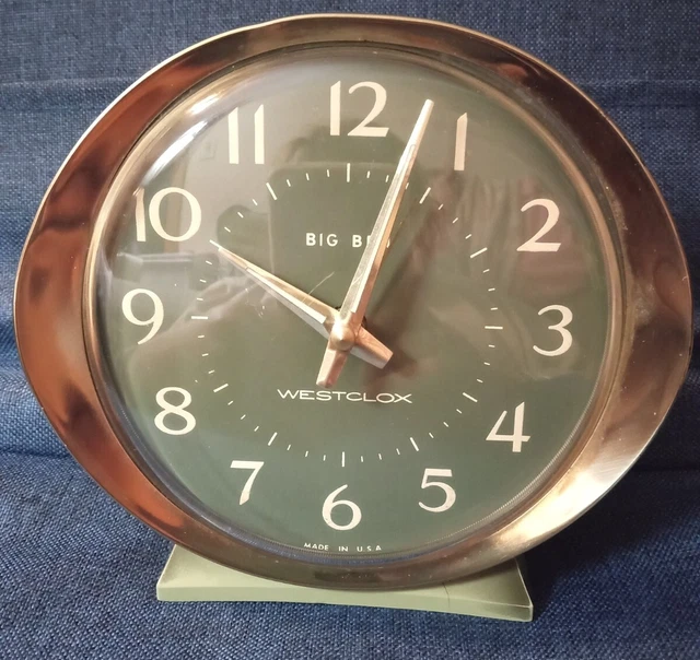VINTAGE WESTCLOX BIG BEN Alarm Clock Wind Up Not Working for Parts or