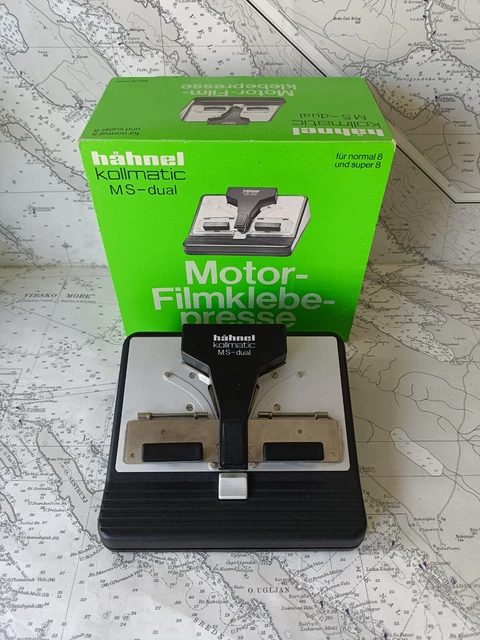 Empalme de película motorizada Hahnel Kollmatic vintage para película estándar 8 y Super 8