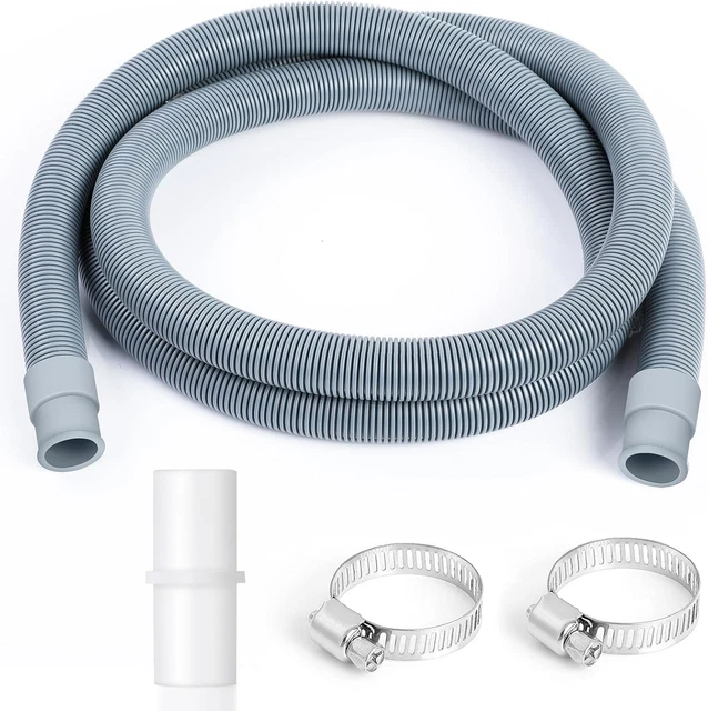 Tubo scarico per lavatrice 150cm Dir/Cur ø24x28mm, tubo scarico lavatrice