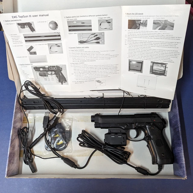 EMS TOPGUN II, Top Gun 2 USB Lightgun Flatscreen LCD Light Gun PC