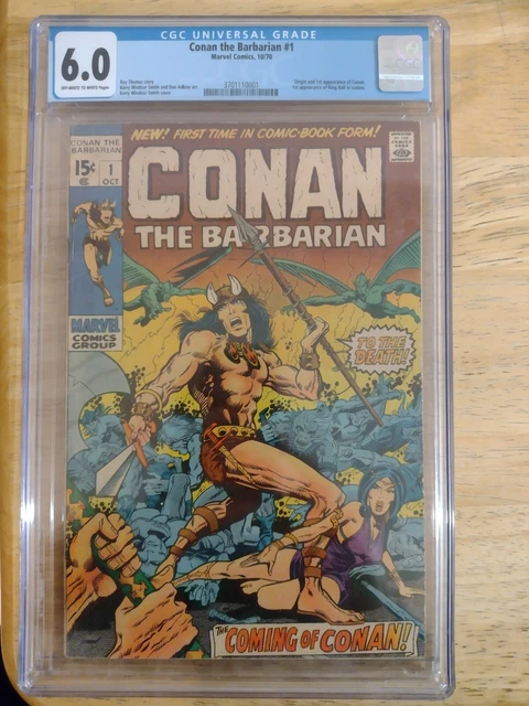 Conan No.1  Marvel 1970: 1st Conan Appearance Schwarzenegger  + No's 21 and 181