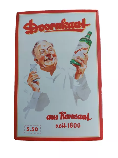 Blechschild Werbung Doornkaat