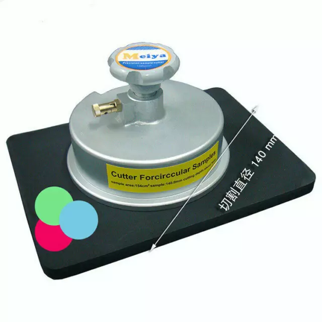 154Sqcm Fabric Sampler Round Cloth Cutter Textile Weight GSM Sampling Adjustable