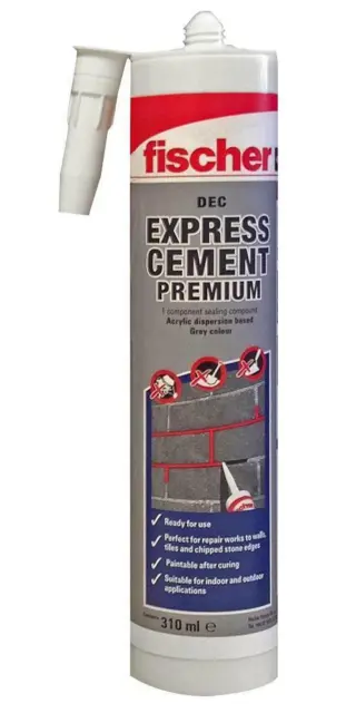 Dec Express Cemento, Gris 310ml - FISCHER FIXINGS