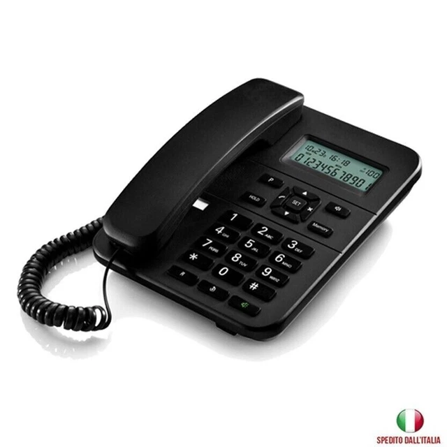 SAIET FAMILY Telefono fisso Grandi tasti Vivavoce Anziani