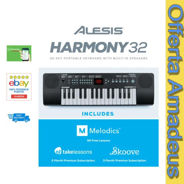 Tastiera Musicale Alesis Harmony 32 tasti sostituisce l'introvabile Casio sa51
