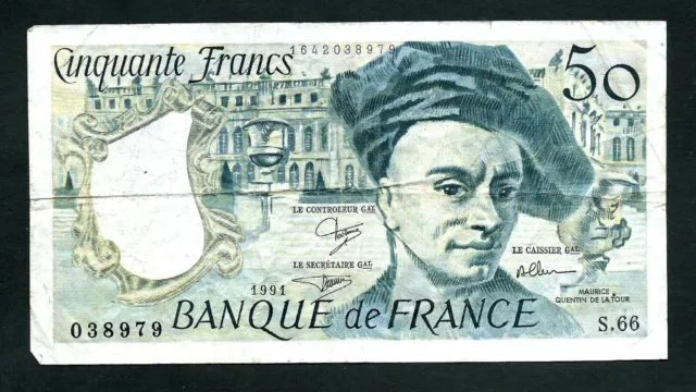 France (P152e) 50 Francs 1991