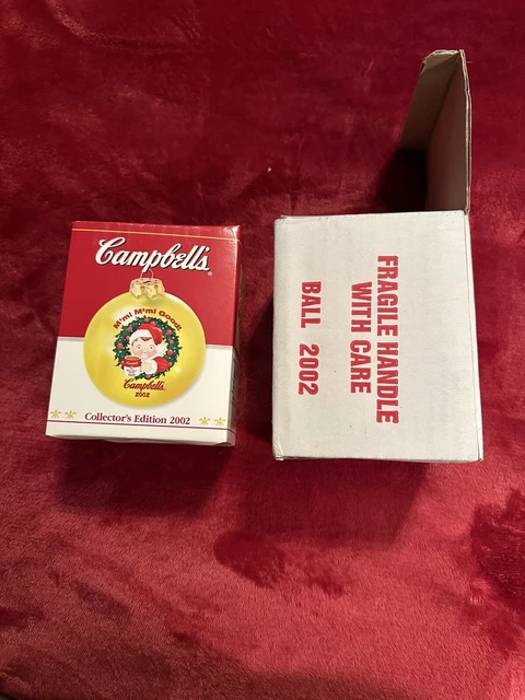 Campbell's Collectors Edition 2002 Hanging Christmas Ornament