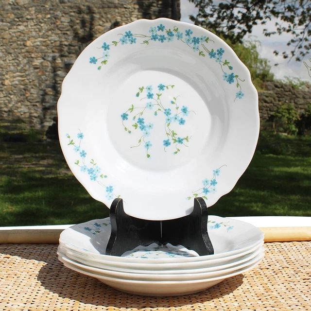 ASSIETTES CREUSES ARCOPAL Myosotis Vintage TBE EUR 15,00 - FR