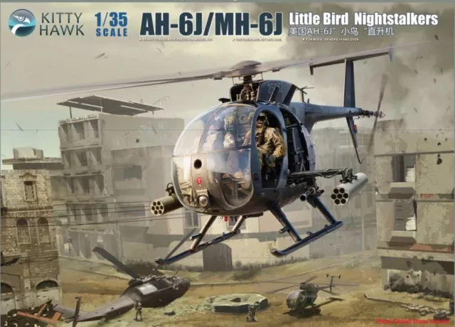 Kitty Hawk KH50003 - 1/35 AH-6J/MH-6J Little Bird Nightstalkers - Vorbestellung