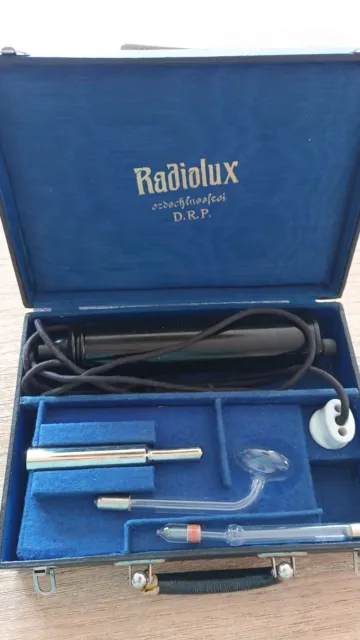 Hochfrequenz Therapie Gerät Antik für Sammler,  Radiolux