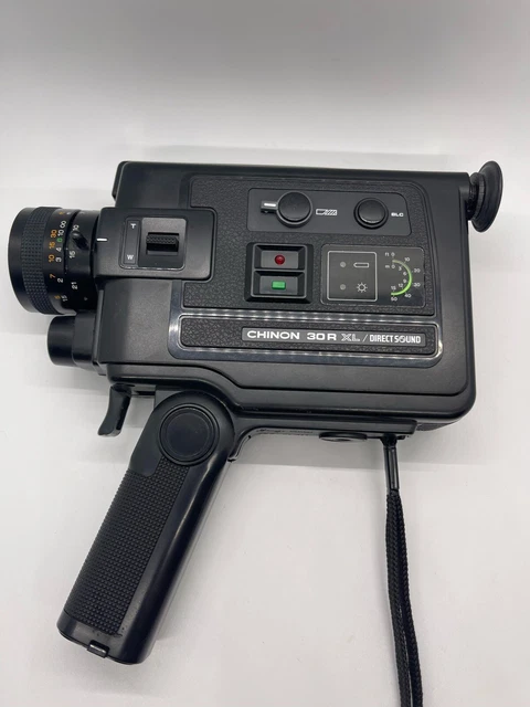 MINT Chinon 313P XL Super 8mm movie camera F:1.3 f=8.5-25.5mm