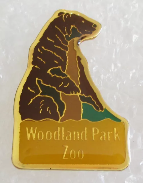 Woodland Park Zoo - Seattle, Washington Visitor Tourist Travel Souvenir Pin Bear