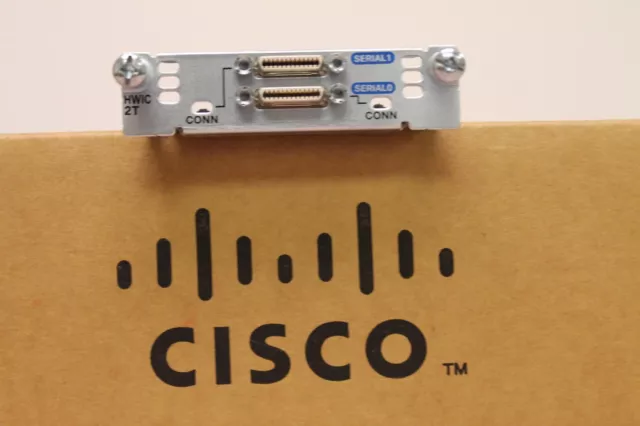 Cisco HWIC-2T Véritable 2-Port Série Et Asynchrone Wan Interface Carte