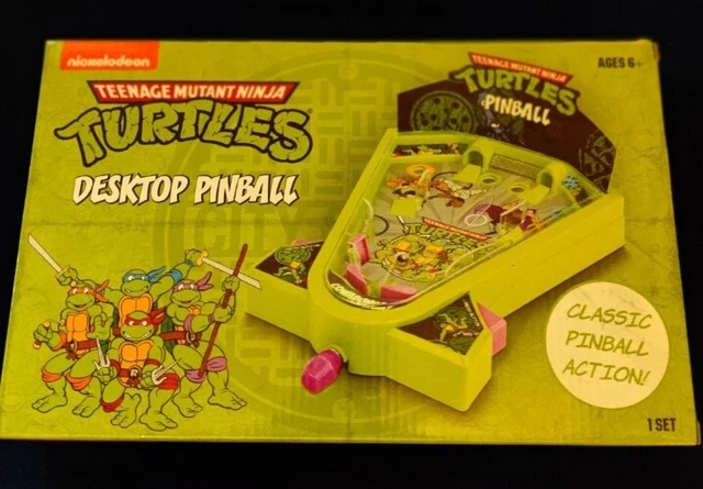 Teenage Mutant Ninja Turtles Table Top Desktop Pinball Game 2022