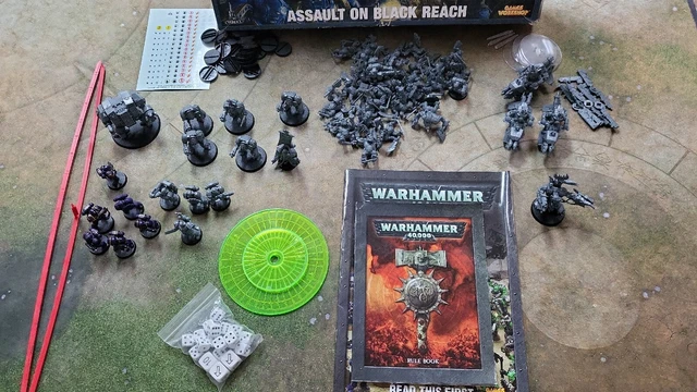Warhammer 40k ASSAULT ON BLACK REACH Game Set Games Workshop Warhammer 40k ASSAULT ON BLACK REACH Game Set Games Workshop